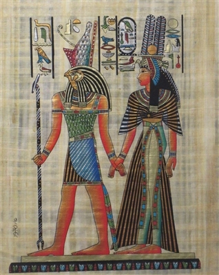 #65 Horus escorting Nefertari Papyrus