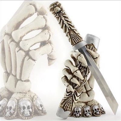 15" Hand Fist Skeleton Dagger w/ Skeleton Hand BS010576