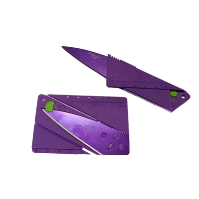 HK128 Purple Credit Card Knife