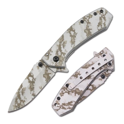 COK27130 Laser Etched Digi Camo Spring Assisted Knife