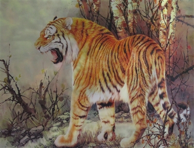 289 3D Lenticular Picture Roaring Tiger