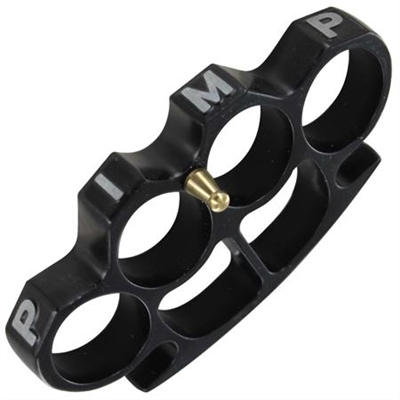 Pk1408pp-b BLACK KNUCKLE WEIGHT PIMP