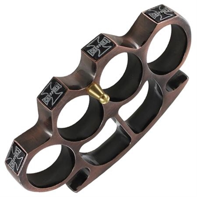 Pk1409ch-c COPPER KNUCKLE WEIGHT CHOPPER IRON CROSS