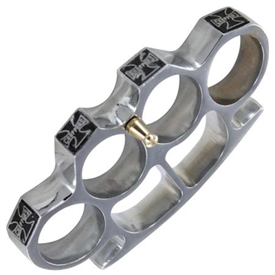 Pk1409ch-s SILVER KNUCKLE WEIGHT CHOPPER IRON CROSS