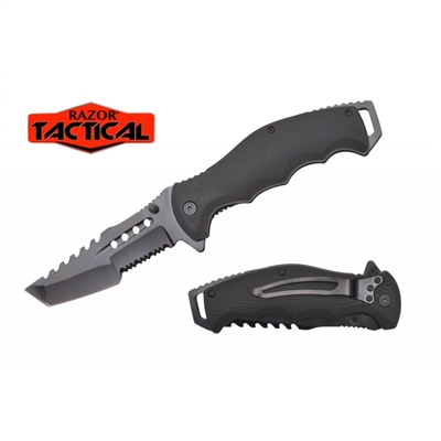 RT-7114BK Spring Assisted Knife Black