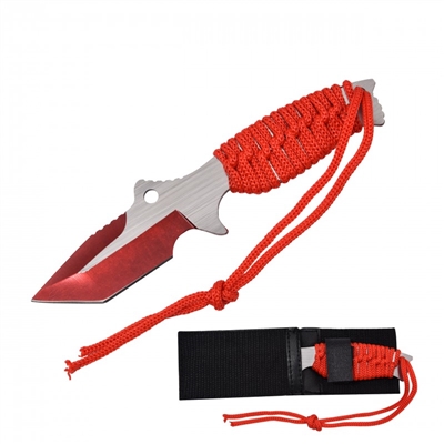 RT-9034RD 7.5" Red Fixed blade with Sheath