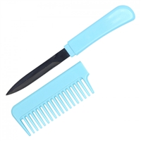 HK208 Lt. Blue Comb with Hidden Knife