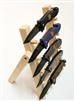 New Folding Stand For Knives Wooden Display