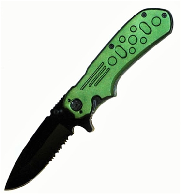 YC-489GN Green Assisted Opening Pocket Knife