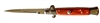 AFK004CWD Wood Stiletto Automatic Switchblade Knife