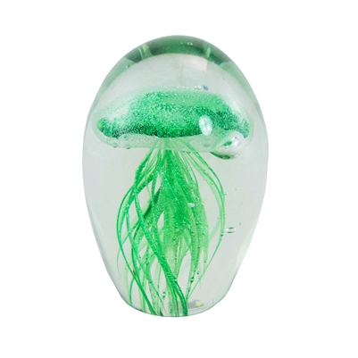 zbg027 Green glass jellyfish