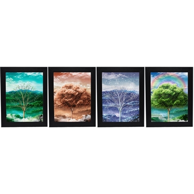 LED Framed 3D Picture Tree