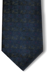 Mens Blue Clip On Tie 18"