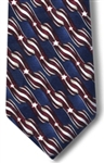 Mens Stars and Stripes tie your self tie 57"
