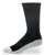 Black Crew Health Socks with White Foot