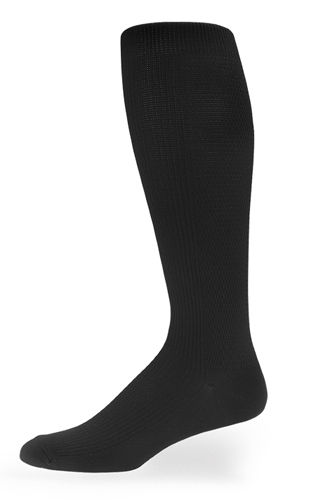Black Knee Nylon Stretch Support Socks