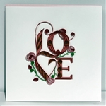 Quilling Card "Love"