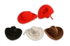 Mini Cowboy Hat Western Wedding Favors Decoration Red Brown Black White 2"3"4"