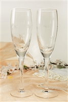 Crystal Wedding Champagne Toasting Glasses Champagne Flutes Engrav