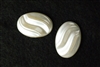 Oval Pearl Half Bead Wave Top Flat Back Jewelry Finding Decoration