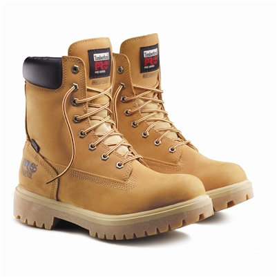 Wheat Nubuck Timberland Pro Direct Attach 8 inch Steel Toe Boots