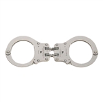 Peerless Model 801C Hinged Handcuff - Nickel Finish