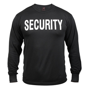 Rothco Security Long Sleeve T-Shirt