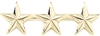 Blackinton 3 Stars 1/2" Pin