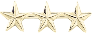 Blackinton 3 Stars 1/2" Pin