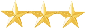 Blackinton 3 Stars 1" Pin