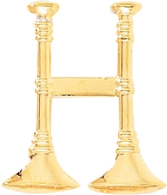 Blackinton Double Bugle Pin