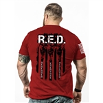 Nine Line - Red Remember Everyone Deployed T-Shirt
