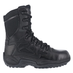 Reebok Rapid Response RB Stealth 8" Women's Side Zip Boot