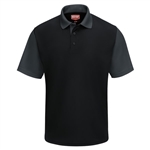 Red Kap Men's Short Sleeve Performance KnitÂ® Color-Block Polo