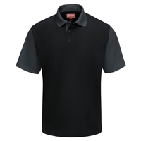 Red Kap Men's Short Sleeve Performance KnitÂ® Color-Block Polo