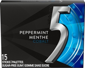 5 Cobalt Peppermint Gum 10/15 pcs Sugg Ret $3.09