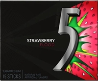 5 Flood Strawberry Gum 10/15 pcs Sugg Ret $3.09