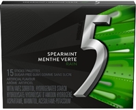 5 Rain Spearmint Gum 10/15 pcs Sugg Ret $3.09