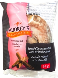 Audrey's Cinnamon Roll 12/99g Sugg Ret $3.99