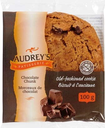 Audrey's Old Fashioned Cookie Chocolate Chunk 10/100g Sugg Ret $2.99