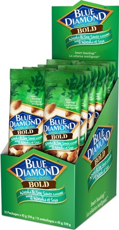 Blue Diamond 43g Wasabi & Soy Sauce 12/43g Sugg Ret $2.79