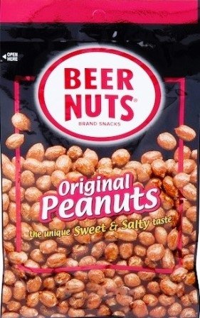 Beer Nuts Original Peanuts- Sweet & Salty 12/113g Sugg Ret $5.69