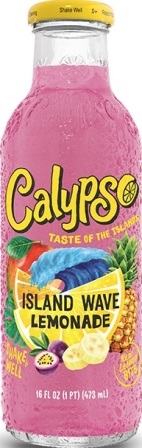 Calypso Lemonade Island Wave 12/473ml Sugg Ret $4.29 ***ON SALE 2 FOR $7.50***
