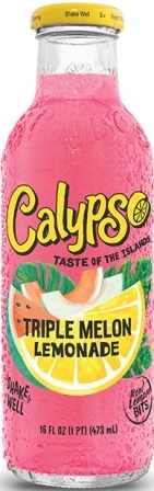 Calypso Lemonade Triple Melon 12/473ml Sugg Ret $4.29 ***ON SALE 2 FOR $7.50***
