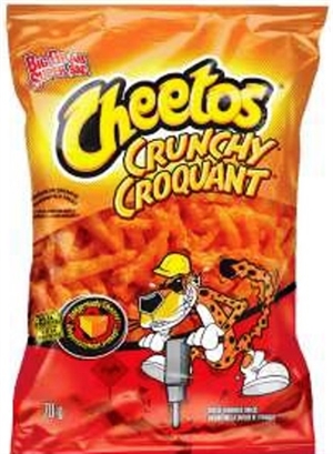 Cheetos 70g Crunchy Big Grab Cheddar Snack 36's Sugg Ret $2.29