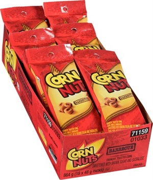 Corn Nuts BBQ 18/48g Sugg Ret $1.69