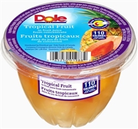 Dole Tropical Fruit Cups with Fork 12/185ml Sugg Ret $3.49