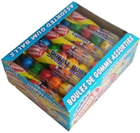 Dubble Bubble Assorted 6 Ball Gumball Tube 24/ Sugg Ret $1.29