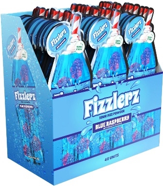 That's Sweet Fizzlerz Blue Raspberry Sour Fizz Powder 48/ Sugg Ret $0.99