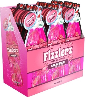 That's Sweet Fizzlerz Strawberry Sour Fizz Powder 48/ Sugg Ret $0.99